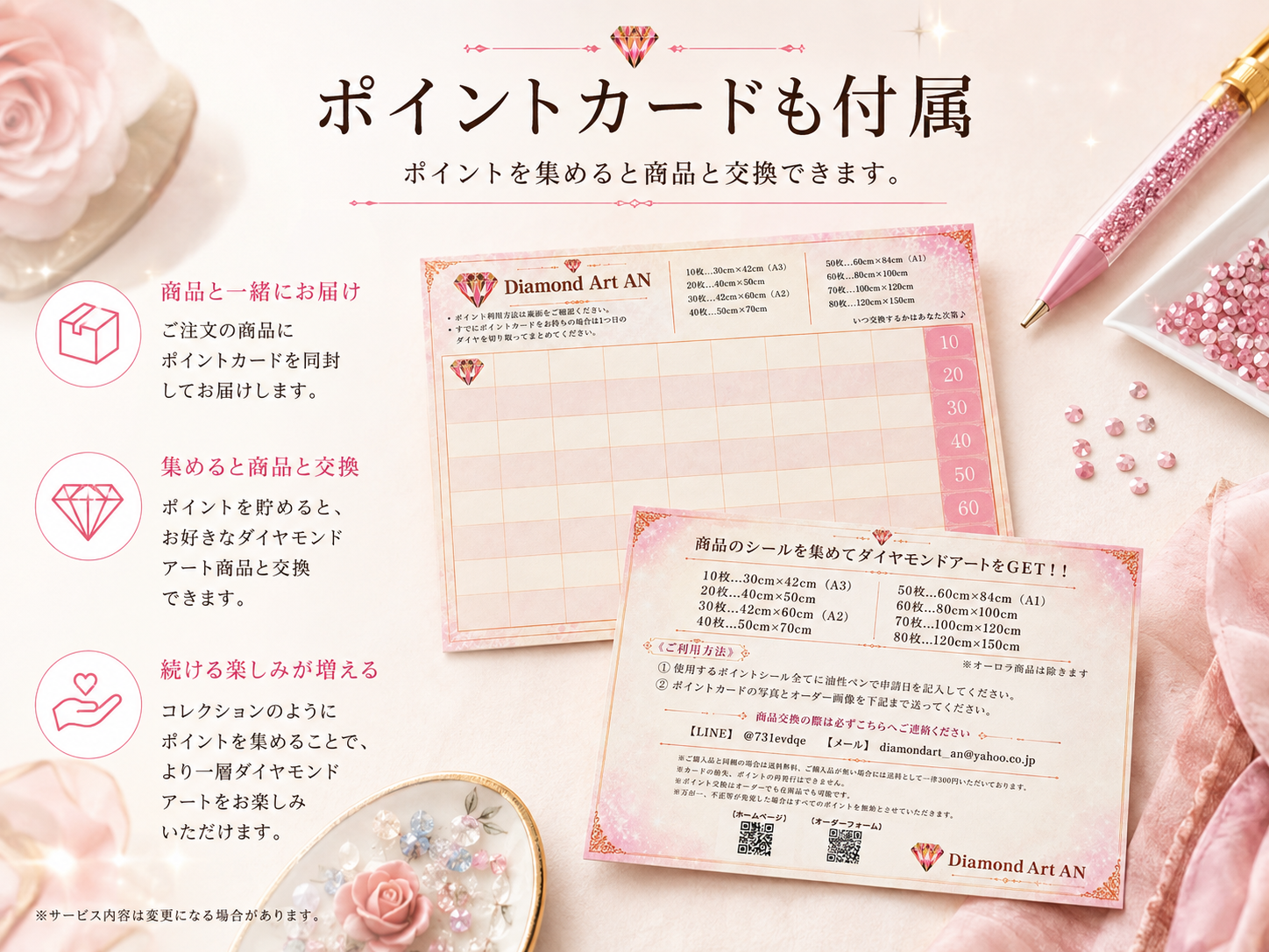 Diamond Art AN ポイントカード